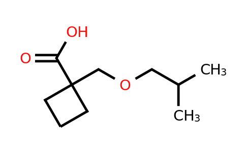 1-[(2-methylpropoxy)methyl]cyclobutane-1-carboxylic acid