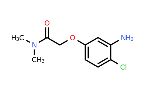 CAS 1387574-17-5 | 2-(3-Amino-4-chlorophenoxy)-N,N-dimethylacetamide