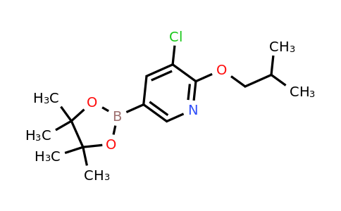 CAS 1387634-81-2 | 3-Chloro-2-isobutoxypyridine-5-boronic acid pinacol ester