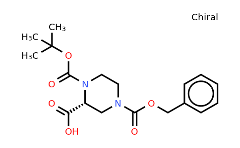 CAS 138775-02-7 | (R)-N-1-BOC-N-4-Cbz-2-piperazine carboxylic acid