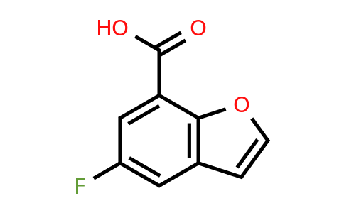 CAS 1388021-03-1 | 5-Fluorobenzofuran-7-carboxylic acid
