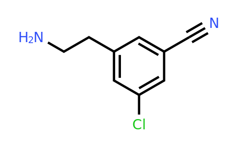 CAS 1388034-89-6 | 3-(2-Aminoethyl)-5-chlorobenzonitrile