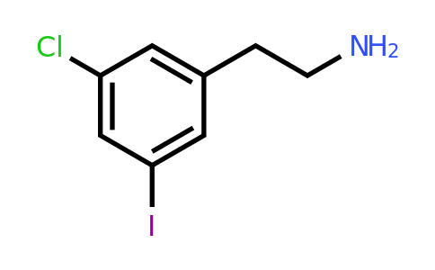 CAS 1388042-55-4 | 2-(3-Chloro-5-iodophenyl)ethanamine