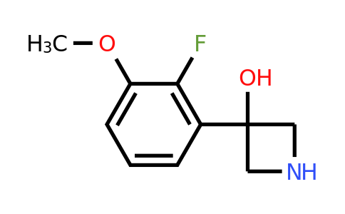 CAS 1388052-29-6 | 3-(2-fluoro-3-methoxyphenyl)azetidin-3-ol
