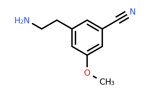 CAS 1388063-22-6 | 3-(2-Aminoethyl)-5-methoxybenzonitrile