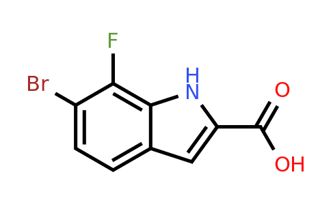 CAS 1388076-26-3 | 6-Bromo-7-fluoro-1h-indole-2-carboxylic acid