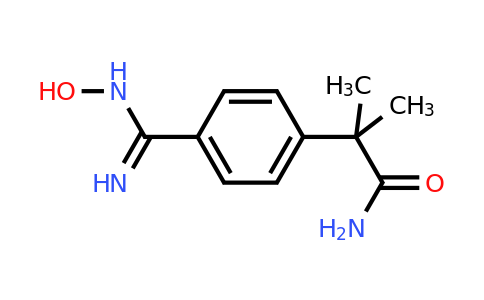 CAS 1388214-89-8 | 2-(4-(N-hydroxycarbamimidoyl)phenyl)-2-methylpropanamide