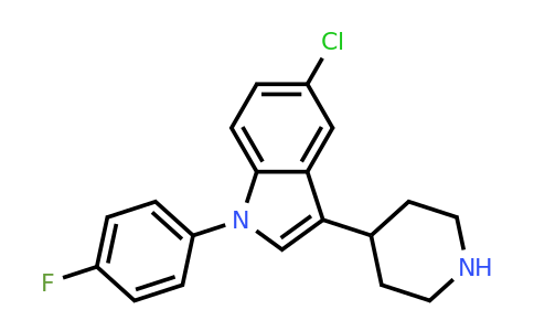 CAS 138900-27-3 | 5-Chloro-1-(4-fluorophenyl)-3-(piperidin-4-yl)-1H-indole