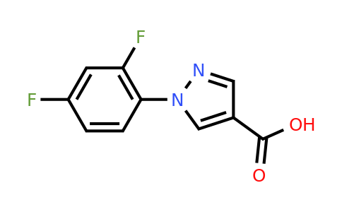 CAS 138907-84-3 | 1-(2,4-difluorophenyl)-1H-pyrazole-4-carboxylic acid