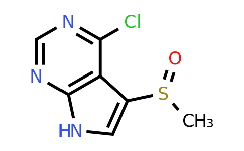 CAS 1389264-16-7 | 4-chloro-5-methanesulfinyl-7H-pyrrolo[2,3-d]pyrimidine