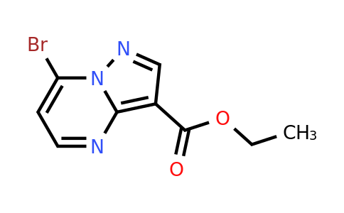 CAS 1389302-26-4 | ethyl 7-bromopyrazolo[1,5-a]pyrimidine-3-carboxylate