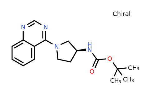 CAS 1389310-00-2 | (S)-tert-Butyl (1-(quinazolin-4-yl)pyrrolidin-3-yl)carbamate