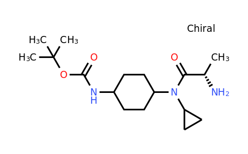 CAS 1389320-32-4 | (S)-tert-Butyl (4-(2-amino-N-cyclopropylpropanamido)cyclohexyl)carbamate