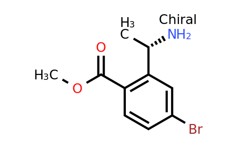 CAS 1389371-01-0 | (S)-2-(1-Amino-ethyl)-4-bromo-benzoic acid methyl ester