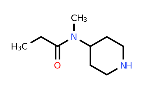CAS 139062-82-1 | N-Methyl-N-(piperidin-4-yl)propionamide