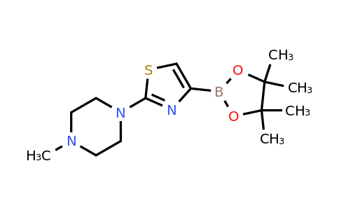 CAS 1390682-08-2 | 2-(4-Methylpiperazin-1-YL)thiazole-4-boronic acid pinacol ester