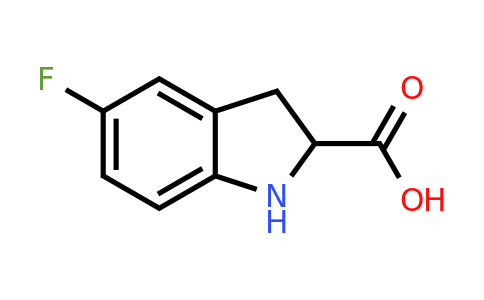 CAS 1390999-65-1 | 5-Fluoroindoline-2-carboxylic acid