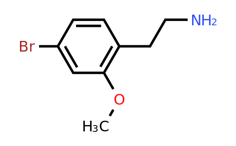 CAS 139102-26-4 | 2-(4-bromo-2-methoxyphenyl)ethan-1-amine