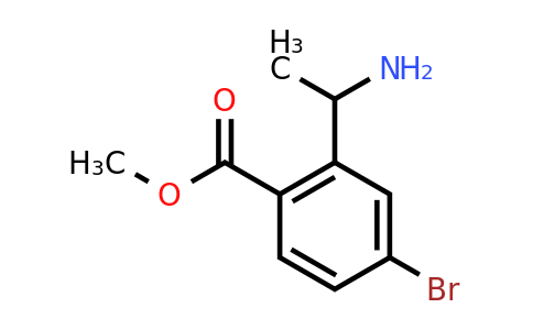 CAS 1391040-24-6 | 2-(1-Amino-ethyl)-4-bromo-benzoic acid methyl ester