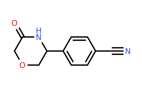 CAS 1391211-17-8 | 4-(5-Oxomorpholin-3-yl)benzonitrile