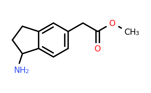 CAS 1391294-93-1 | Methyl 2-(1-amino-2,3-dihydro-1H-inden-5-yl)acetate
