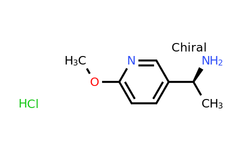CAS 1391355-13-7 | (S)-1-(6-Methoxypyridin-3-yl)ethanamine hydrochloride