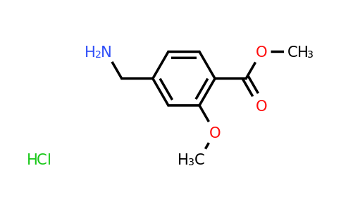 CAS 1391358-23-8 | methyl 4-(aminomethyl)-2-methoxybenzoate hydrochloride