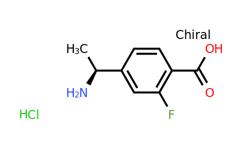 CAS 1391358-28-3 | (S)-4-(1-Aminoethyl)-2-fluorobenzoic acid hydrochloride