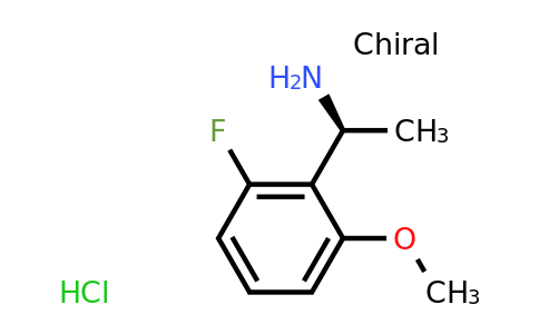 CAS 1391378-74-7 | (S)-1-(2-Fluoro-6-methoxyphenyl)ethanamine hydrochloride