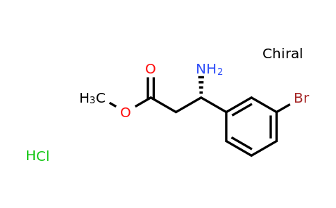 CAS 1391379-45-5 | methyl (3S)-3-amino-3-(3-bromophenyl)propanoate hydrochloride