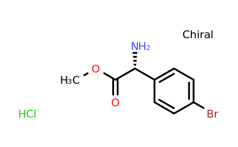 CAS 1391389-21-1 | (R)-Methyl 2-amino-2-(4-bromophenyl)acetate hydrochloride