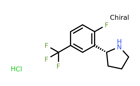 CAS 1391408-54-0 | (R)-2-(2-Fluoro-5-(trifluoromethyl)phenyl)pyrrolidine hydrochloride