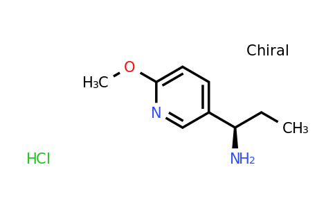 CAS 1391417-23-4 | (R)-1-(6-Methoxypyridin-3-yl)propan-1-amine hydrochloride