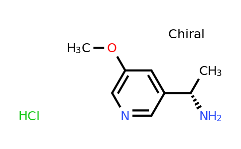CAS 1391431-57-4 | (S)-1-(5-Methoxypyridin-3-yl)ethanamine hydrochloride
