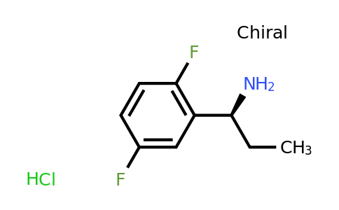 CAS 1391431-90-5 | (S)-1-(2,5-Difluorophenyl)propan-1-amine hydrochloride