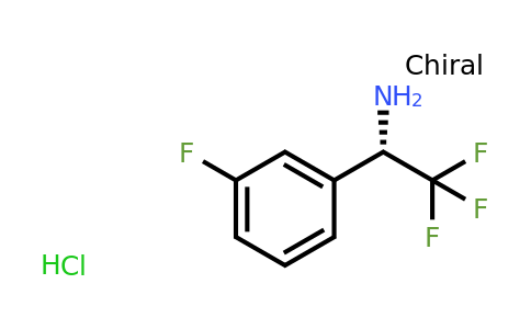CAS 1391436-37-5 | (S)-2,2,2-Trifluoro-1-(3-fluoro-phenyl)-ethylamine hydrochloride