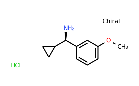 CAS 1391455-00-7 | (R)-Cyclopropyl(3-methoxyphenyl)methanamine hydrochloride