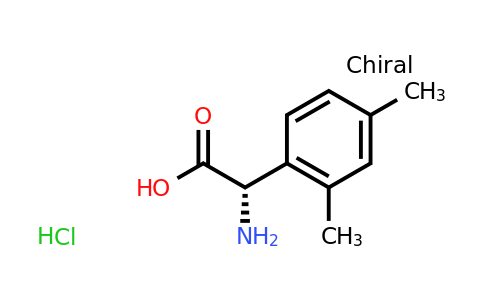 CAS 1391458-97-1 | (S)-2-Amino-2-(2,4-dimethylphenyl)acetic acid hydrochloride
