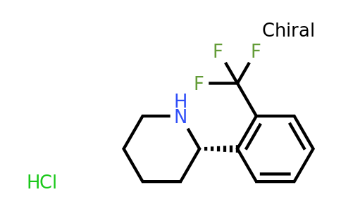 CAS 1391478-72-0 | (S)-2-(2-(Trifluoromethyl)phenyl)piperidine hydrochloride