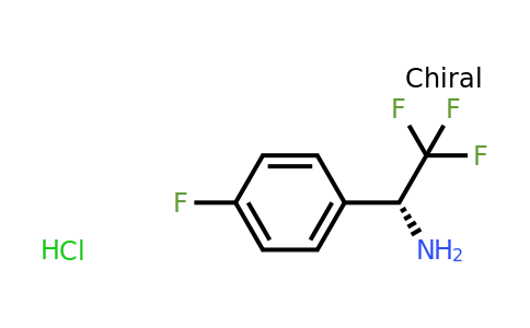 CAS 1391504-83-8 | (R)-2,2,2-Trifluoro-1-(4-fluoro-phenyl)-ethylamine hydrochloride
