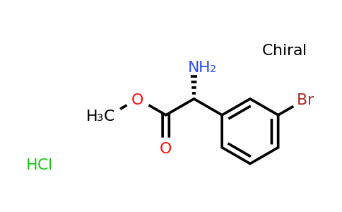 CAS 1391518-81-2 | (R)-Methyl 2-amino-2-(3-bromophenyl)acetate hydrochloride