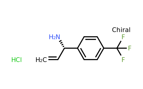 CAS 1391528-41-8 | (S)-1-(4-(trifluoromethyl)phenyl)prop-2-en-1-amine hydrochloride
