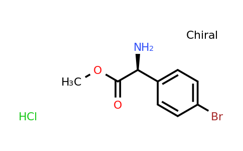 CAS 1391528-74-7 | (S)-Methyl 2-amino-2-(4-bromophenyl)acetate hydrochloride