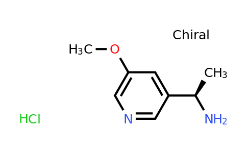 CAS 1391593-10-4 | (R)-1-(5-Methoxypyridin-3-yl)ethanamine hydrochloride