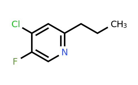 CAS 139161-27-6 | 4-Chloro-5-fluoro-2-propylpyridine