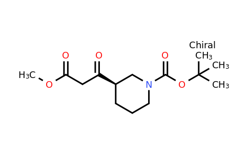 CAS 1391734-56-7 | (R)-tert-Butyl 3-(3-methoxy-3-oxopropanoyl)piperidine-1-carboxylate