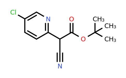 CAS 1391821-37-6 | tert-butyl 2-(5-chloropyridin-2-yl)-2-cyanoacetate