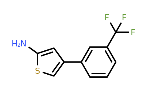 CAS 1391982-13-0 | 4-(3-(trifluoromethyl)phenyl)thiophen-2-amine