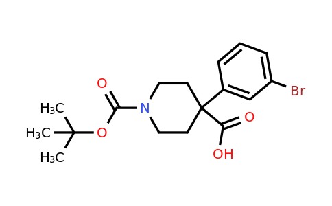 CAS 1392212-85-9 | 1-Boc-4-(3-bromophenyl)-4-carboxypiperidine