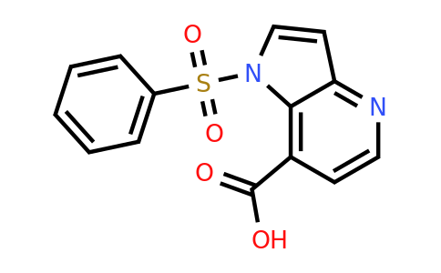 CAS 1392214-11-7 | 1-(phenylsulfonyl)-1H-pyrrolo[3,2-b]pyridine-7-carboxylic acid
